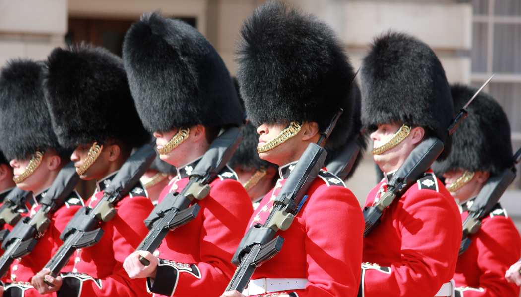 troca da guarda do Palácio de Buckingham