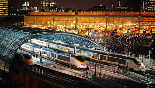 trem noturno Londres a Amsterdã