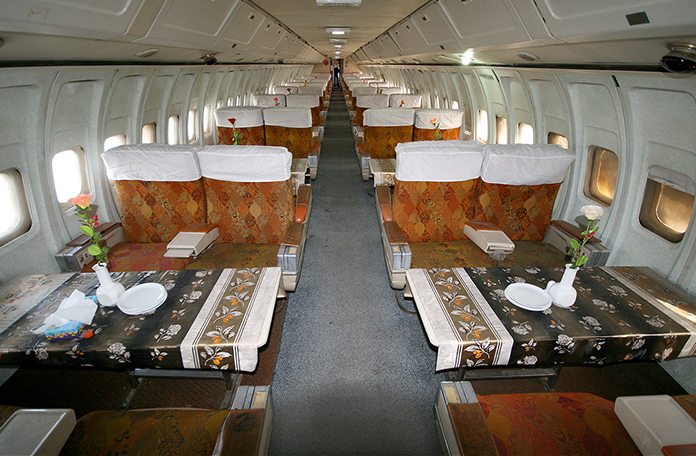As poltronas são as mesmas da antiga primeira classe (Foto: Chris Waser - Airliners.net)