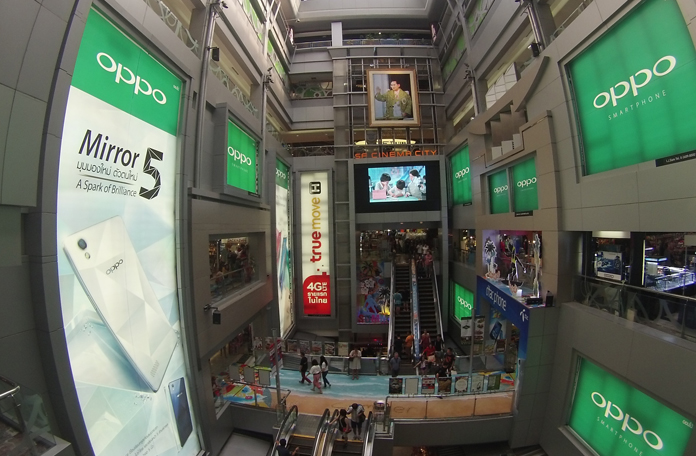 Maior shopping de Bangkok