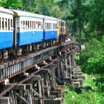 Ferrovia da morte de Mianmar é seguro viajar para Mianmar