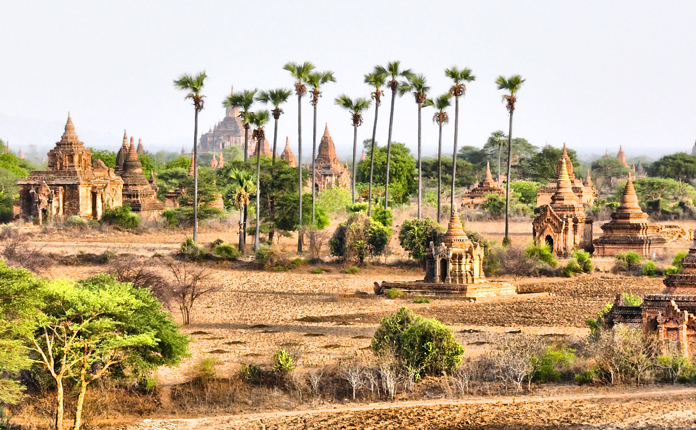 Bagan e suas milhares de estupas