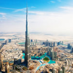 prédio mais alto do mundo visto para os Emirados Árabes