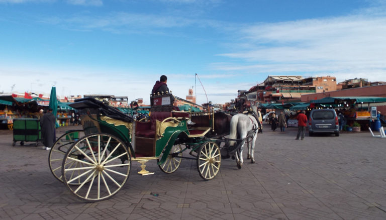 Como andar em Marrakech