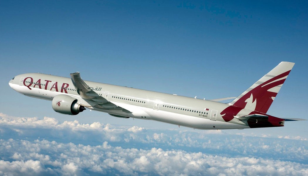 Como é voar com a Qatar