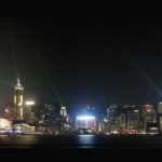 show de luzes de Hong Kong