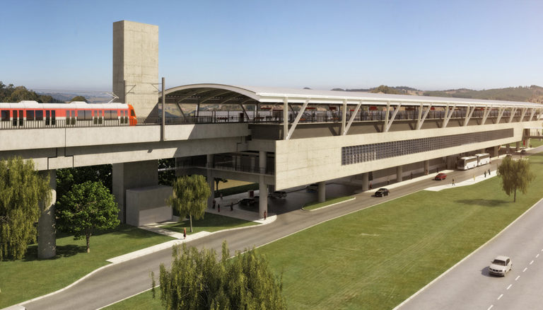 trem ligando o Aeroporto de Guarulhos a São Paulo