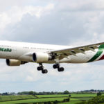 Alitalia para Roma no Airbus A330