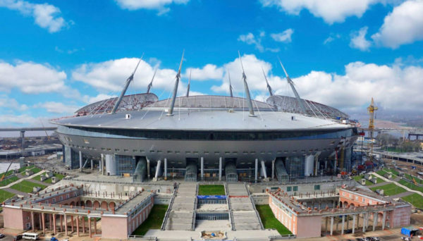 estádio em São Petersburgo