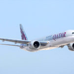 classe executiva da Qatar no Boeing 777