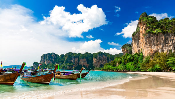 Railay Beach na Tailândia