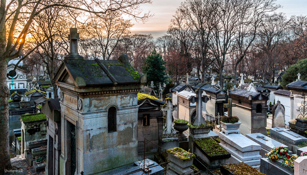 Cemitério do Père-Lachaise Viagem para Paris