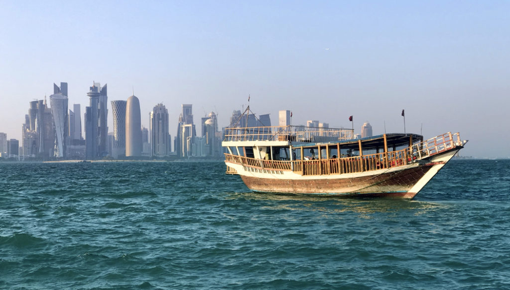 Passeio de barco em Doha