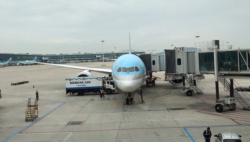 Como é voar com a Korean Air no Boeing 787