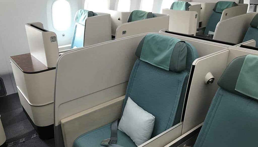 Como é voar com a Korean Air no Boeing 787