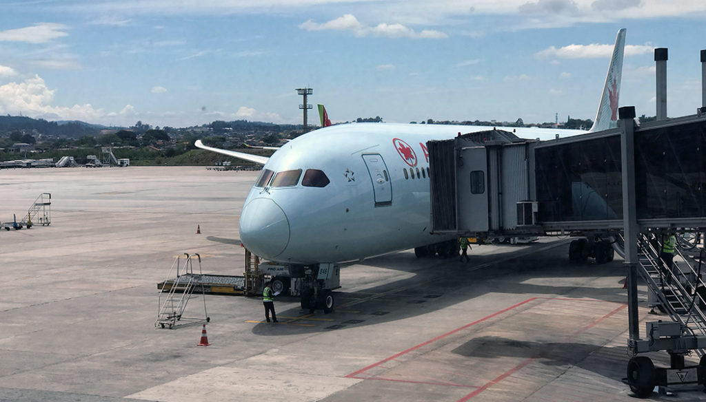 Como é voar com a Air Canada