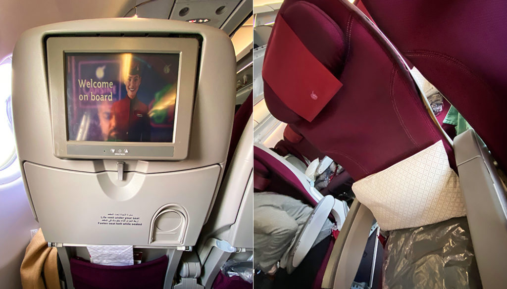 Como é voar na classe econômica da Qatar no Airbus A330