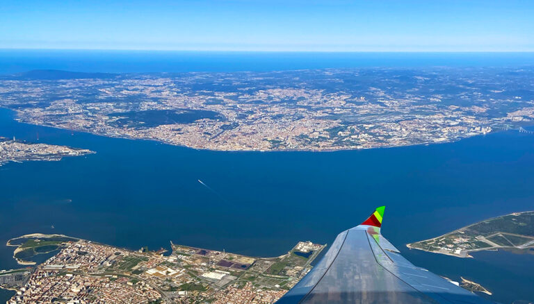 Conexão no aeroporto de Lisboa