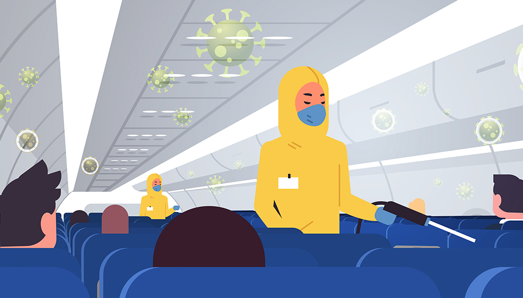 É seguro fazer uma viagem aérea durante a pandemia?