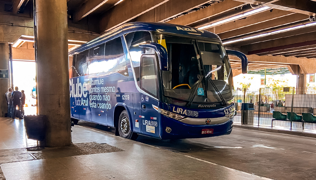 Como funciona o ônibus da Azul