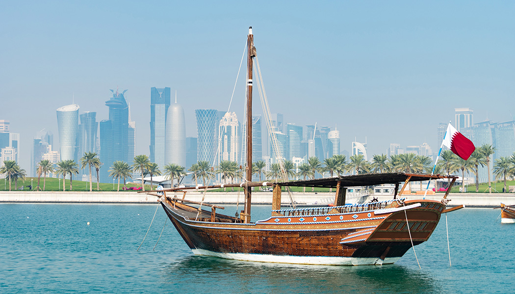 Passeio de barco em Doha