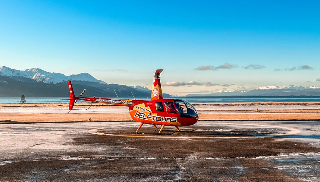 Passeio de helicóptero em Ushuaia