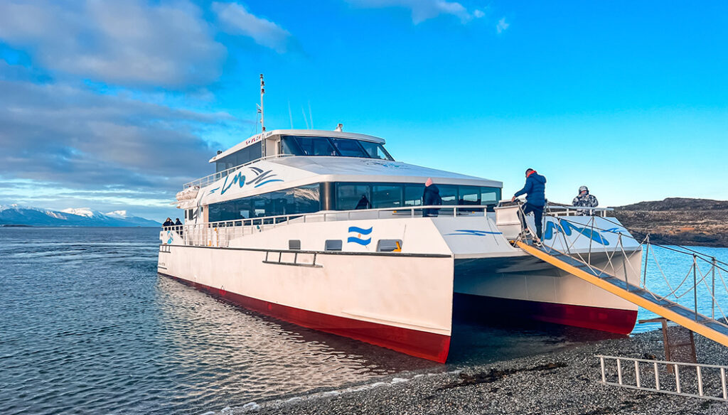 Passeio de barco em Ushuaia