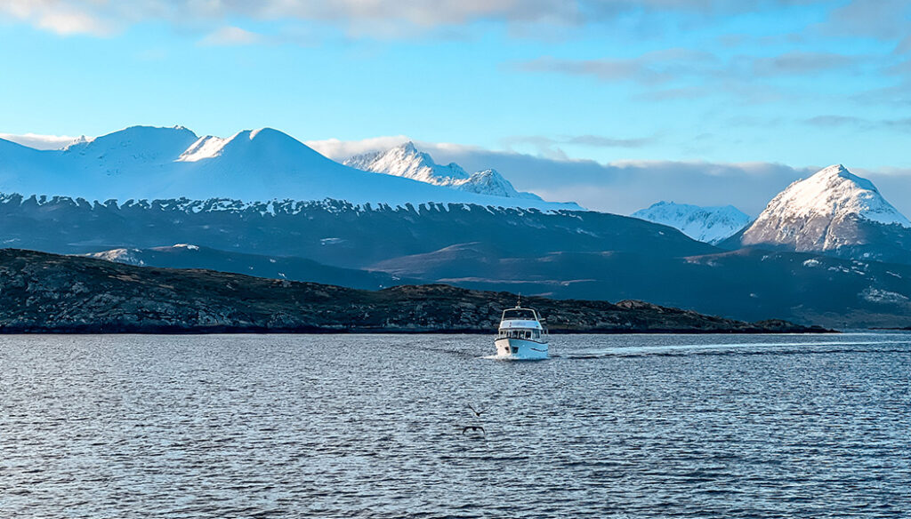 Passeio de barco em Ushuaia