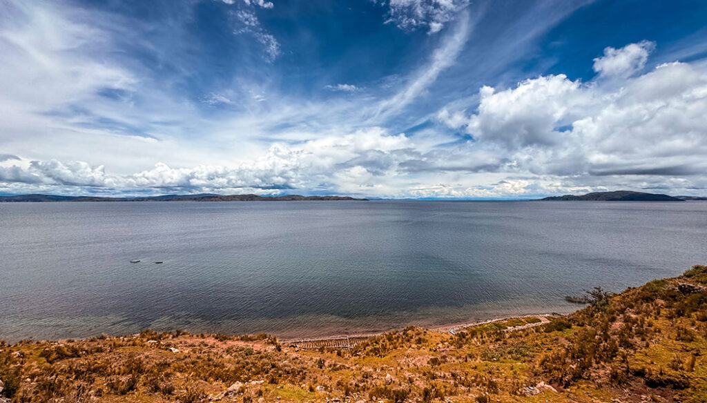 Lago Titicaca no Peru