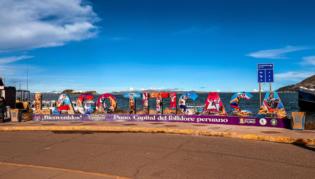 Lago Titicaca no Peru