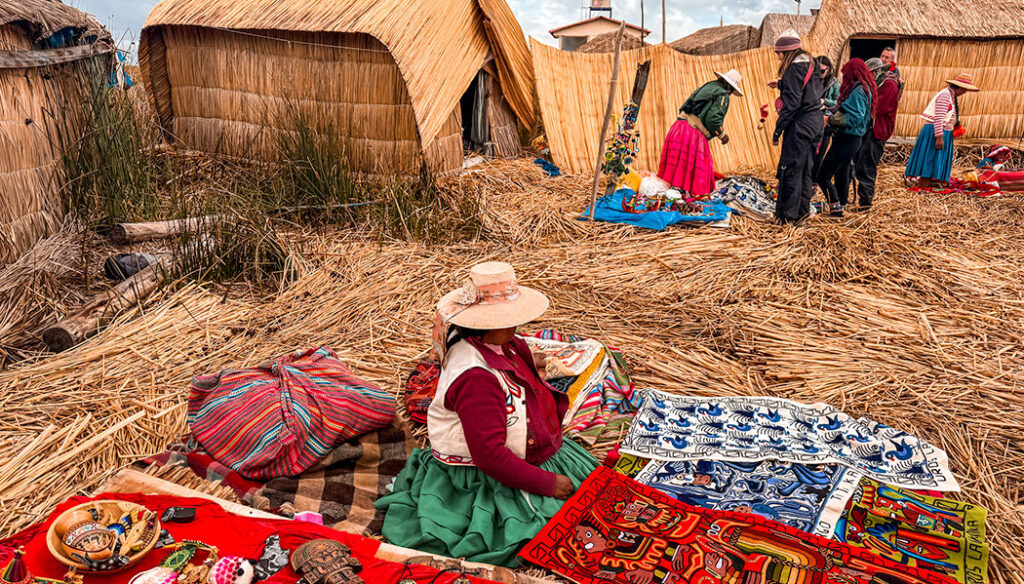 Lago Titicaca no Peru