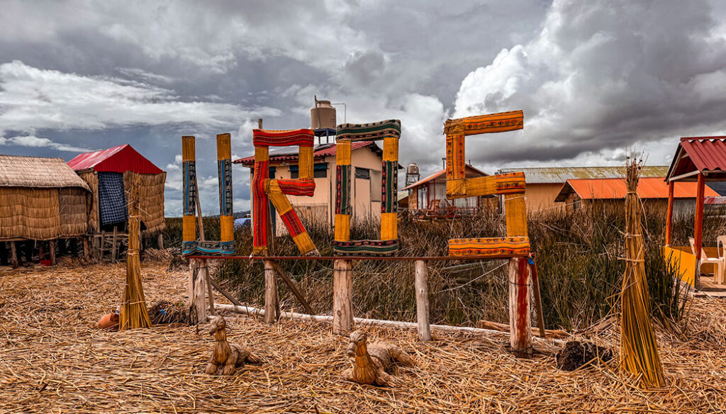 Lago Titicaca no Peru